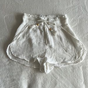 Abercrombie Sheer Linen Coverup Shorts